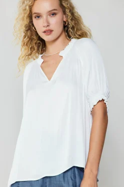 Ruffled Cuff Blouse