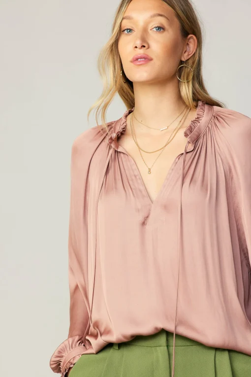 Ruffled Cuff Blouse