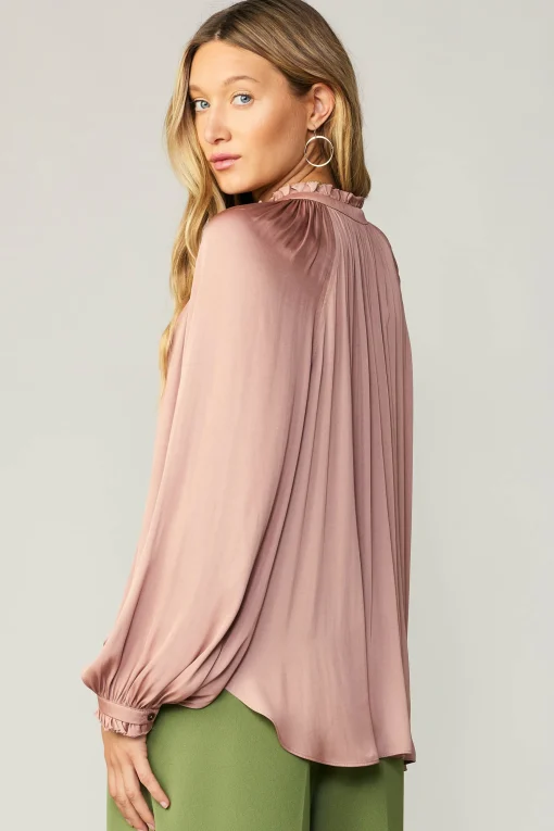 Ruffled Cuff Blouse