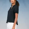 Ruffled Trim Blouse