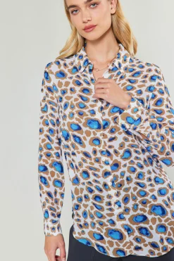 Sapphire Cenote Print Shirt