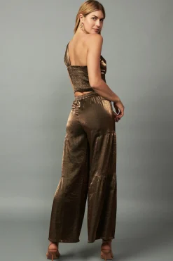 Satin Wide Leg Pants