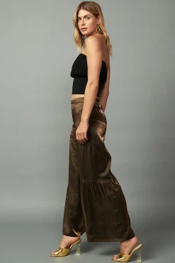 Satin Wide Leg Pants