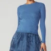 Scalloped Knit Top