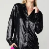 Sequin Buttonup Shirt