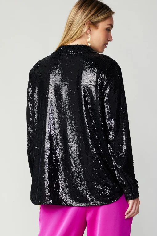 Sequin Buttonup Shirt