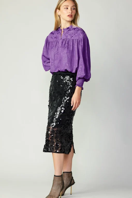 Sequin Pencil Skirt