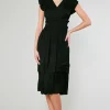 Sereia Pleated Midi Dress