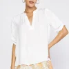 Shirred Sleeve Blouse