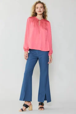 Shirred Yoke Blouse