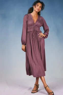 Sidonie Pleated Maxi Dress