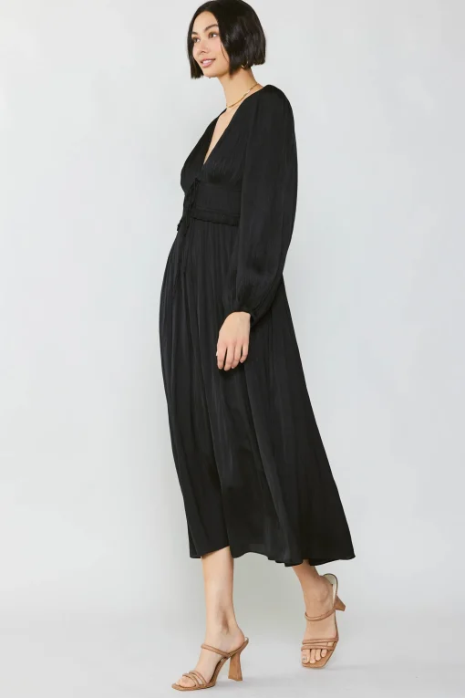 Sidonie Pleated Maxi Dress