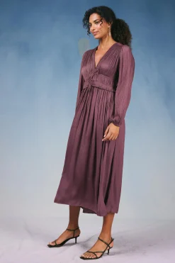 Sidonie Pleated Maxi Dress