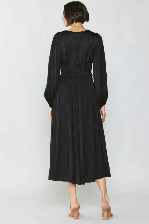 Sidonie Pleated Maxi Dress