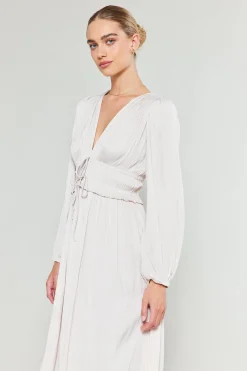 Sidonie Pleated Maxi Dress