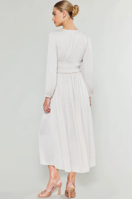 Sidonie Pleated Maxi Dress