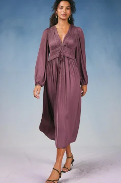 Sidonie Pleated Maxi Dress