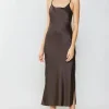 Silk Bias Midi Dress