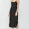 Silk Bias Midi Dress