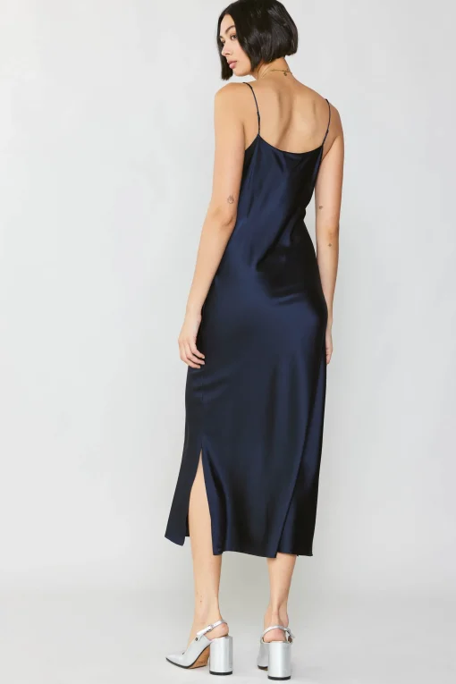 Silk Bias Midi Dress