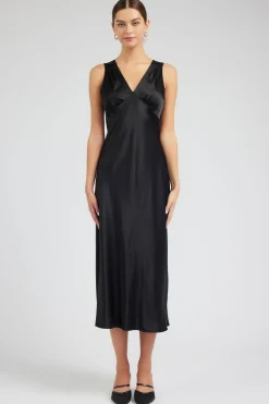 Silk Sweetheart Maxi Dress