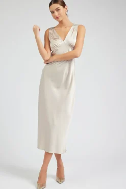 Silk Sweetheart Maxi Dress