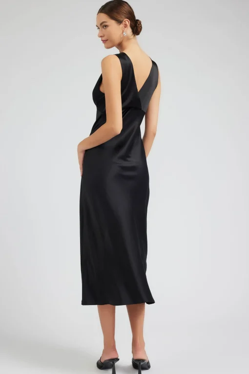 Silk Sweetheart Maxi Dress