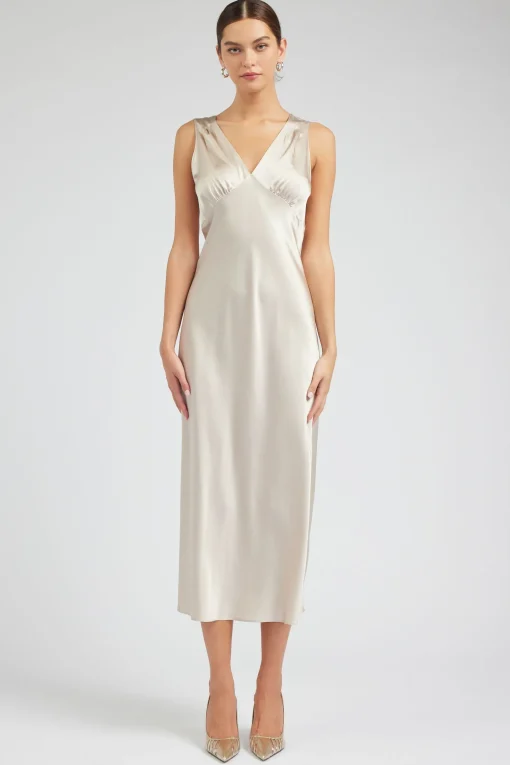 Silk Sweetheart Maxi Dress