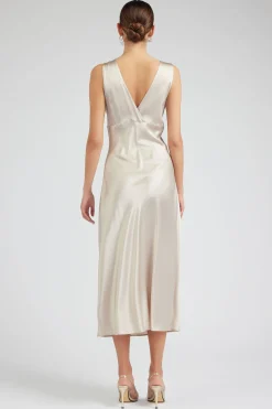 Silk Sweetheart Maxi Dress