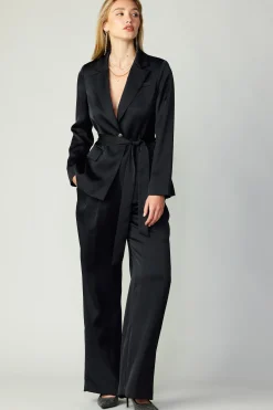 Silky Pintucked Trousers