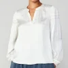 Smocked Sleeve Blouse