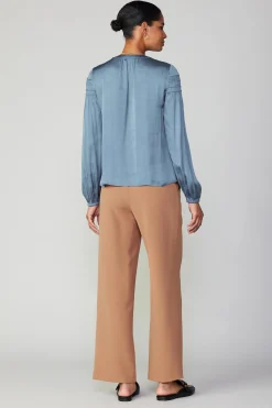 Smocked Sleeve Blouse