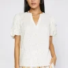 Smocked Sleeve Top