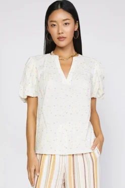 Smocked Sleeve Top