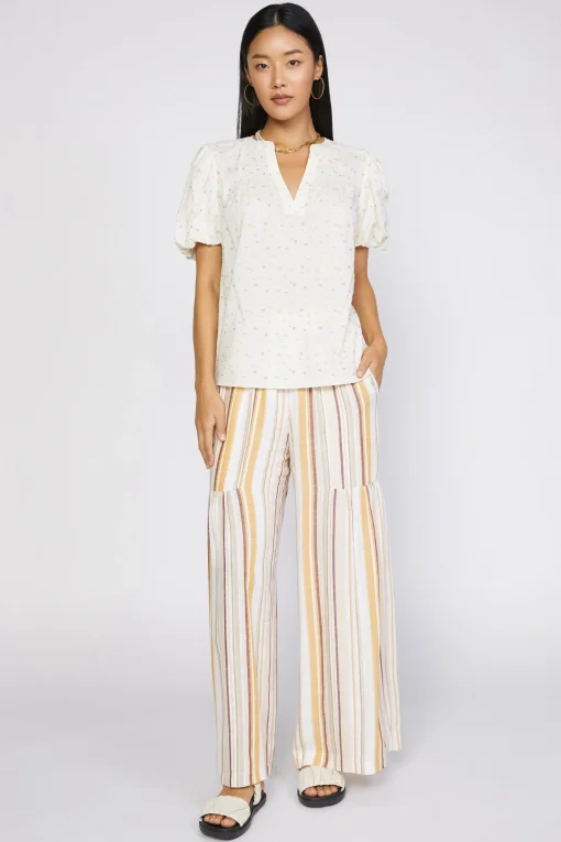 Smocked Sleeve Top