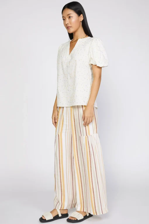Smocked Sleeve Top