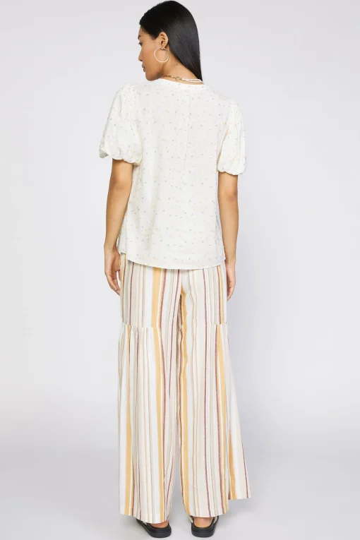 Smocked Sleeve Top