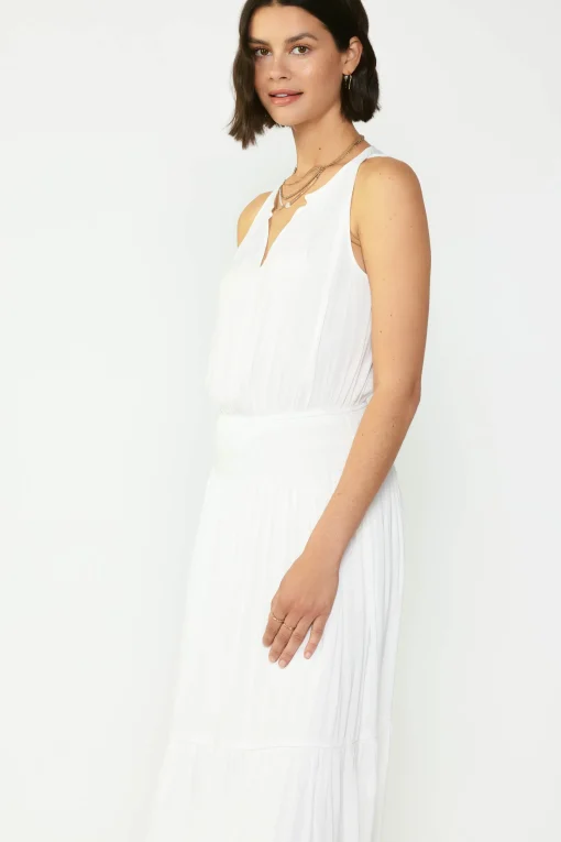 Smocked Waist Halter Midi Dress
