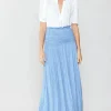 Soft Crinkle Maxi Skirt
