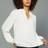 Split Neck Blouse