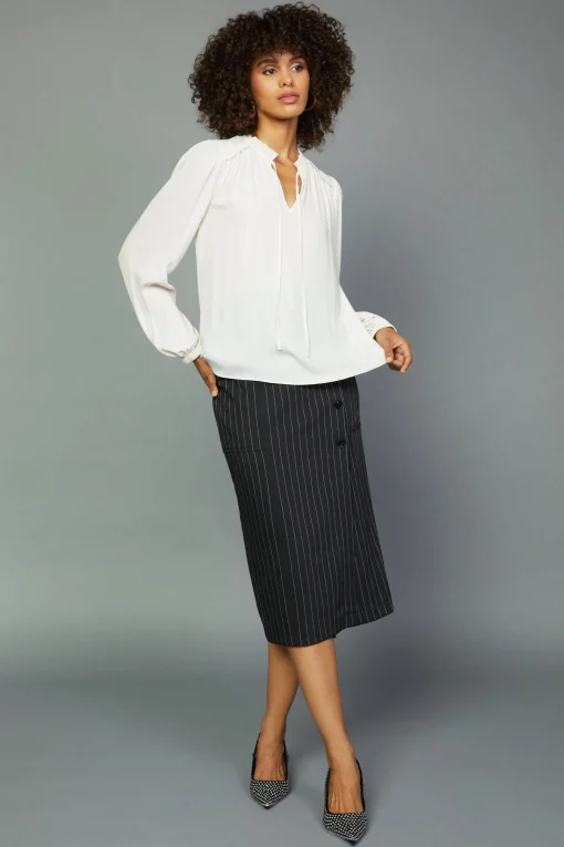 Split Neck Blouse
