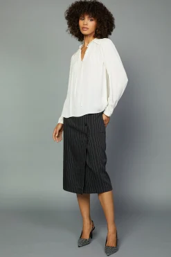 Split Neck Blouse