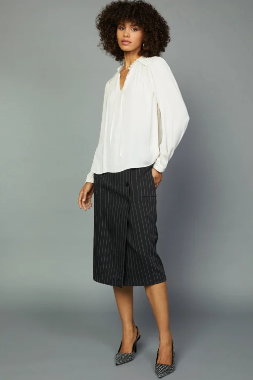 Split Neck Blouse