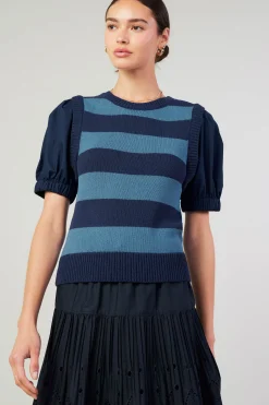 Striped Sweater Top