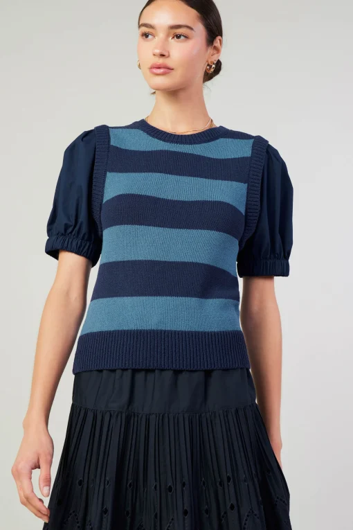 Striped Sweater Top