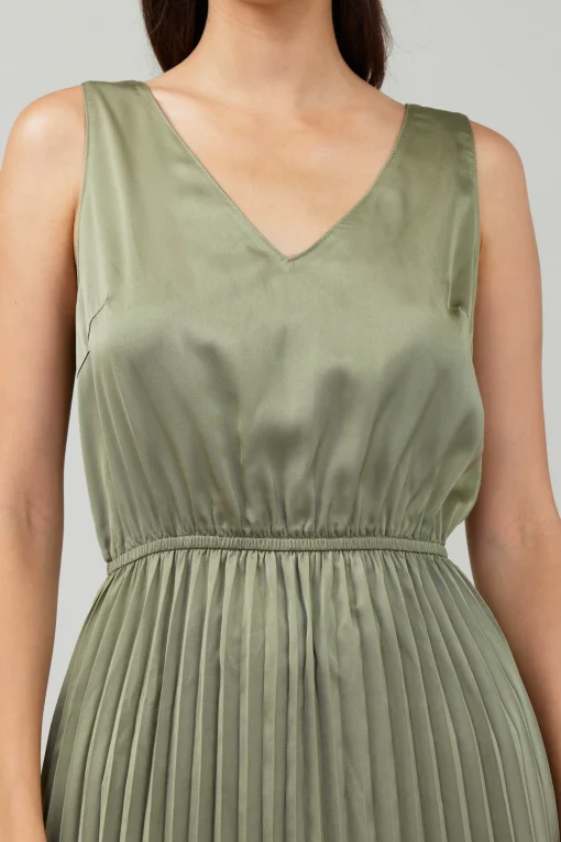 Sweater & Pleated Dress Set