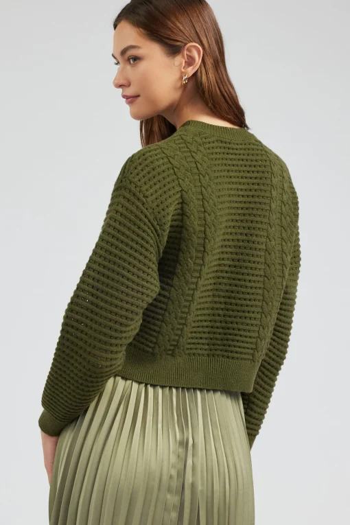 Sweater & Pleated Dress Set