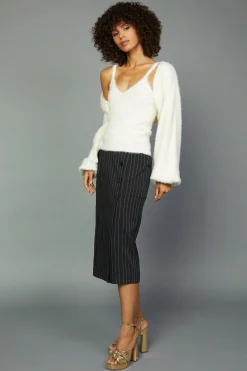 Sweater Shrug Cami Set