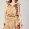 Sweetheart Smocked Mini Dress