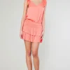 Sweetheart Smocked Mini Dress